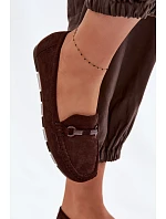Dámské mokasiny Ploché Čokoládové Olisa Dámské mokasiny Ploché Čokoládové Olisa
