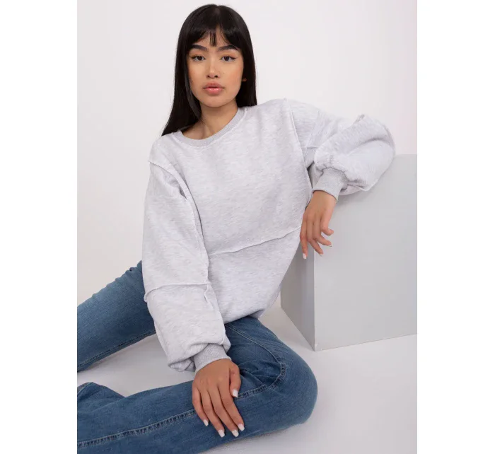 Bluza EM BL model 18741188 jasny szary - FPrice Bluza EM BL model 18741188 jasny szary - FPrice