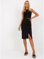 Sukně RV SD model 17502853 černá - FPrice Sukně RV SD model 17502853 černá - FPrice