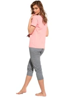 Dámské pyžamo model 18795974 Lisa plus - Cornette Dámské pyžamo model 18795974 Lisa plus - Cornette