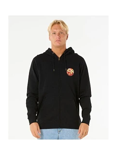 Mikina RIP CURL Wettie Passage Icon Zip Thru, černá