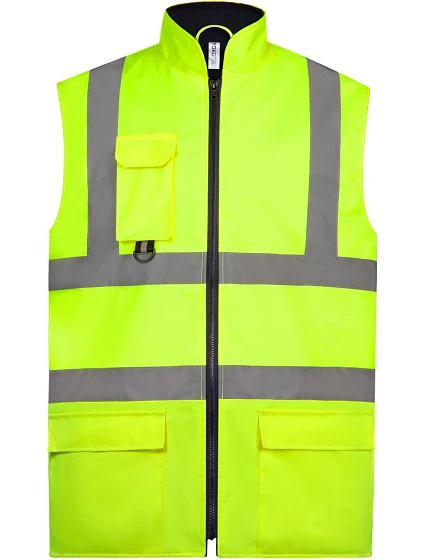 Yoko HV 005 Hi-Vis polstrovaná vesta 79.V005 hi vis yellow
