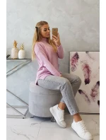 Stojanový sveter fialový