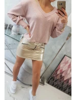 Sukňa s ozdobnými jazdcami béžová Sukňa s ozdobnými jazdcami béžová