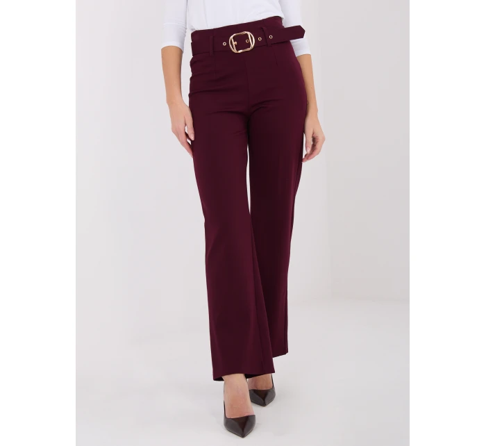 Spodnie IT SP model 21782350 bordowy - FPrice