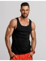 Pánské tílko bez potisku černé Dstreet model 21962185 - FashionStreet