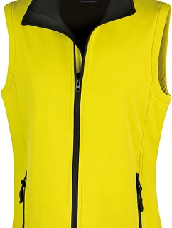 R Dámská 2vrstvá softshell vesta "Printable" 30. yellow/black model 22428237 - Result