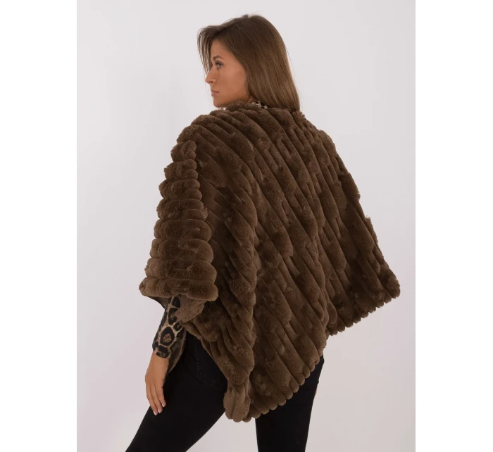 Pončo AT PN 2347.88 tmavohnedé