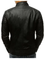 Pánská kožená bunda černá Dstreet model 21962346 - FashionStreet