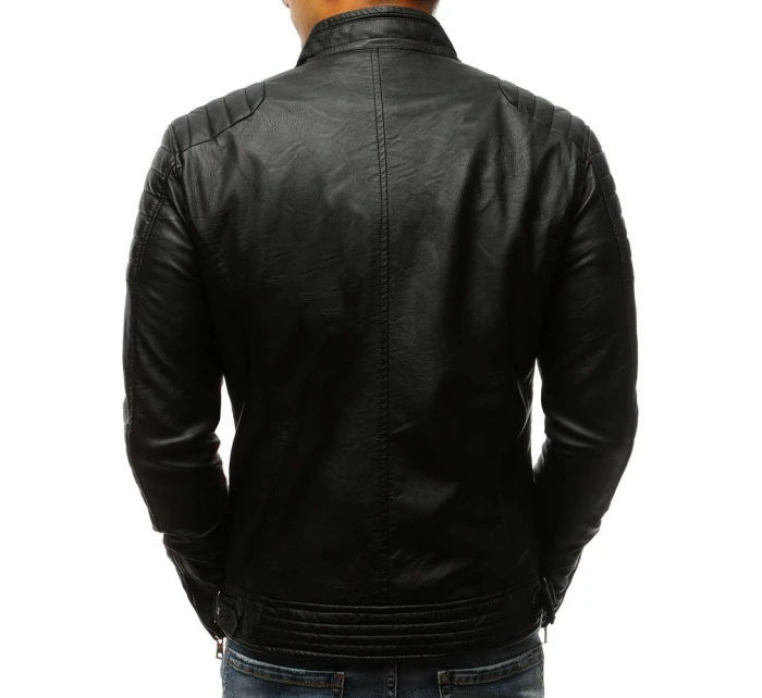Pánská kožená bunda černá Dstreet model 21962346 - FashionStreet