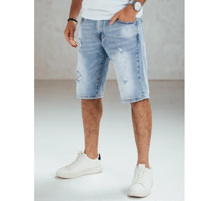Pánské džínové šortky modré model 21989872 - Dstreet