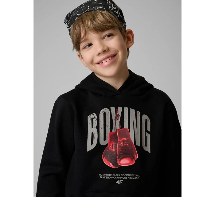 Chlapčenská mikina s kapucňou 4F 4FJRSS26TSWSM2904-20S