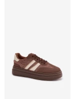 Dámské tenisky na platformě Hnědé Galleria Dámské tenisky na platformě Hnědé Galleria