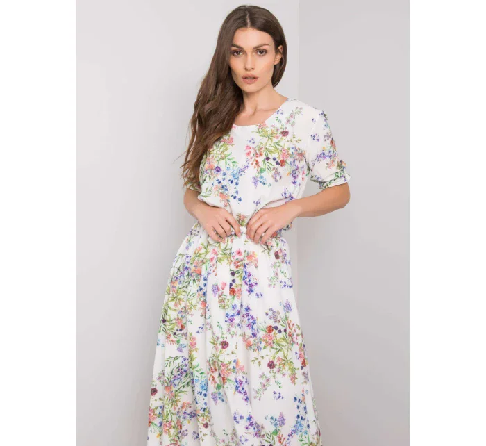 Šaty LK SK 507639 1.75P bielozelené Šaty LK SK 507639 1.75P bielozelené