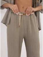 Spodnie MI SP model 21151264 ciemny bezowy - FPrice