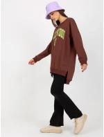 Mikina VI BL 3102.01P tmavo hnedá Mikina VI BL 3102.01P tmavo hnedá