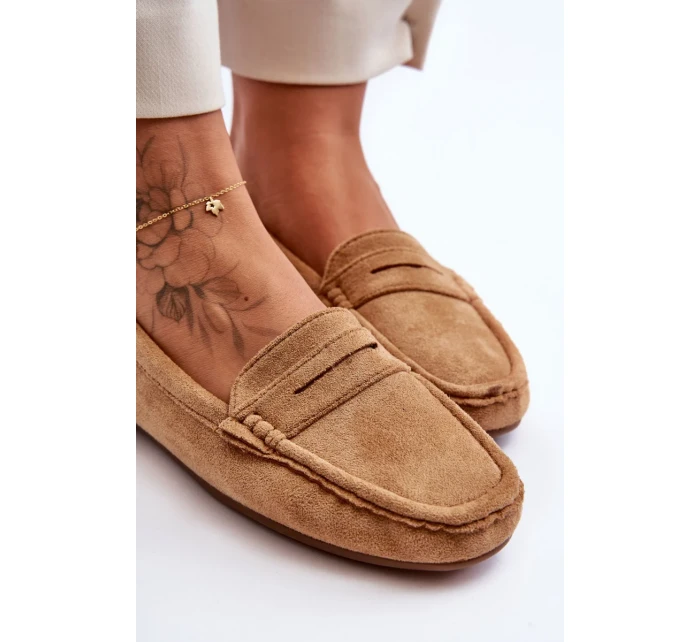 Dámske semišové mokasíny Camel Lenvie Dámske semišové mokasíny Camel Lenvie
