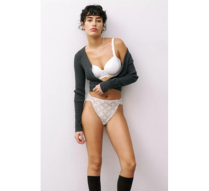 Dámske nohavičky Amourette Highleg Tai - WHITE - biela 0003 - TRIUMPH