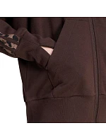 Dámska mikina adidas Seasonal Essentials Animal Print 3-Stripes Full-Zip Hooded, hnedá, KV9299 Dámska mikina adidas Seasonal Essentials Animal Print 3-Stripes Full-Zip Hooded, hnedá, KV9299