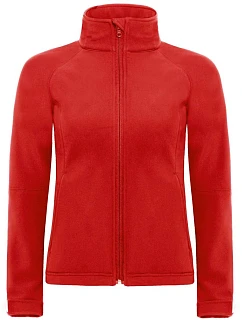 B&C Hooded Softshell /women Dámská 3-vrstvá softshellová bunda s kapucí model 22482938 red