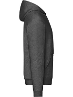 Fruit of the Loom Classic Hooded Sweat Jacket Mikina s kapucňou 16.2062 tmavošedá melírovaná Fruit of the Loom Classic Hooded Sweat Jacket Mikina s kapucňou 16.2062 tmavošedá melírovaná