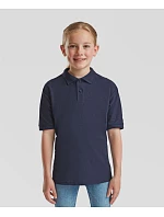 Fruit of the Loom Kids 65/35 Polo Detské piqué polo 16.3417 čierne