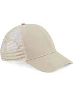 Beechfield B 60N 6-panelová čiapka Bio Trucker 53.0060 piesková Beechfield B 60N 6-panelová čiapka Bio Trucker 53.0060 piesková