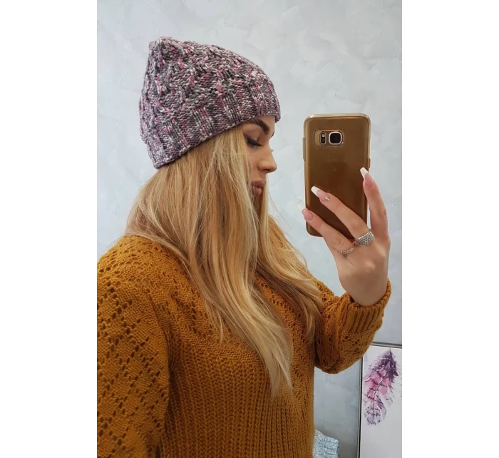 Dámská čepice Eliza dark model 18750869 - K-Fashion Dámská čepice Eliza dark model 18750869 - K-Fashion