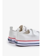 Detské tenisky na suchý zips Big Star White Detské tenisky na suchý zips Big Star White