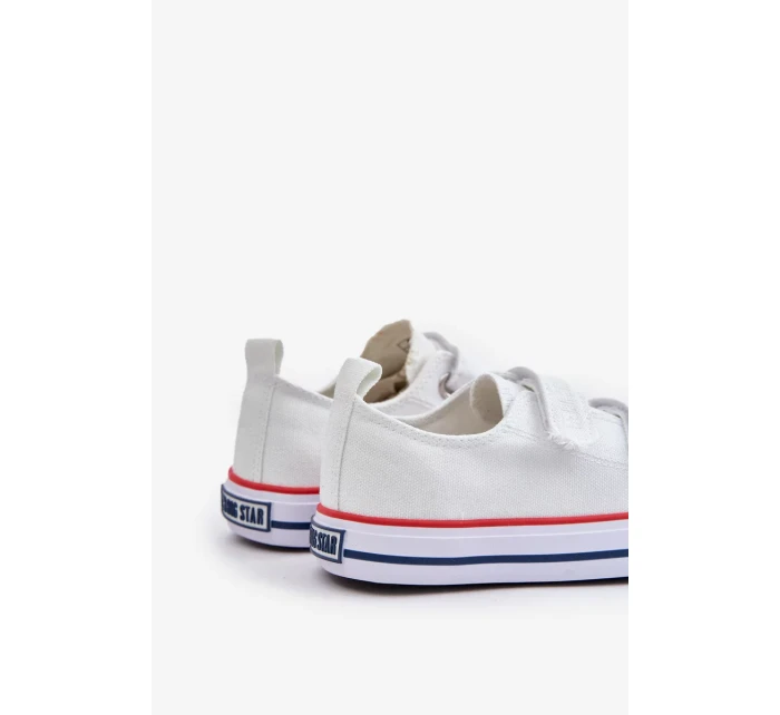 Detské tenisky na suchý zips Big Star White Detské tenisky na suchý zips Big Star White