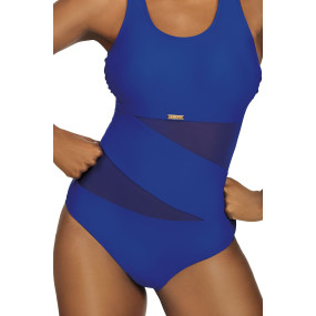 Dámske jednodielne plavky S36W-31 Fashion sport kr. modrá - Vlastné