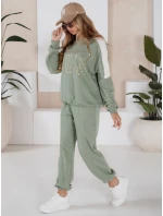 Dámská tepláková souprava light green Dstreet model 21970706 - FashionStreet