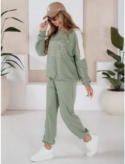 Dámská tepláková souprava light green Dstreet model 21970706 - FashionStreet