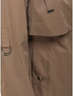 Dámská přechodná bunda parka tmavě béžová Dstreet model 21995970 - FashionStreet