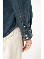 K Denim halenka s dlouhým rukávem 20.K blue model 22509896 - Kariban K Denim halenka s dlouhým rukávem 20.K blue model 22509896 - Kariban