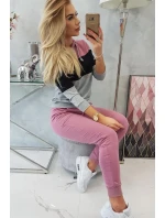 Farebná pruhovaná sada tmavo ružová + čierna