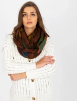 Tunelová šála AT KM model 17657711 hnědá - FPrice