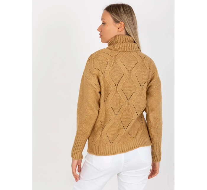 Dámský svetr LC SW model 20756463 velbloudí - FPrice Dámský svetr LC SW model 20756463 velbloudí - FPrice