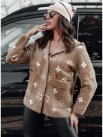 Dámská bunda s kapucí světle hnědá Dstreet model 21980935 - FashionStreet