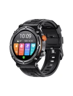 VELTORI VT130-1 Smartwatch Čierny silikónový remienok VELTORI VT130-1 Smartwatch Čierny silikónový remienok