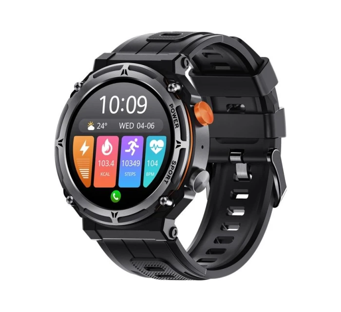 VELTORI VT130-1 Smartwatch Čierny silikónový remienok VELTORI VT130-1 Smartwatch Čierny silikónový remienok