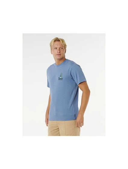 Pánske tričko RIP CURL Vaporcool Search Stack Tee, modré Pánske tričko RIP CURL Vaporcool Search Stack Tee, modré