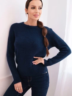 Dámský svetr z baby alpaky s dlouhým rukávem model 21489450 - K-Fashion