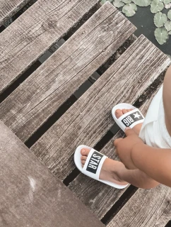 Klapki Dziecięce Big Star DD374151 Białe