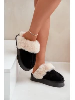 Dámské Sněhule Na Silné Podešvi S Kožíškem Černé model 21677958 - Boto