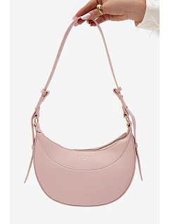 Malá kožená kabelka Růžová model 22220911 - Flora&Co