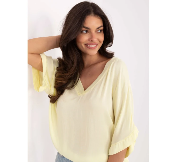 Bluzka TW BZ BI model 21190923 jasny żółty - FPrice