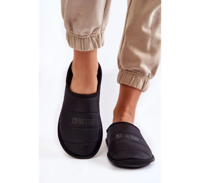Dámské klasické pantofle Big Star KK274602 Černé Dámské klasické pantofle Big Star KK274602 Černé
