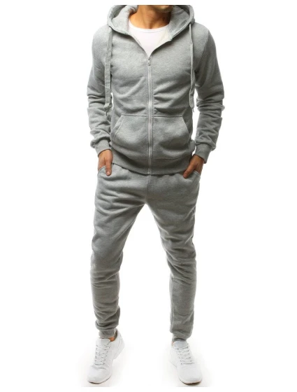 Pánské světle šedé tepláky model 21962991 - Dstreet Pánské světle šedé tepláky model 21962991 - Dstreet