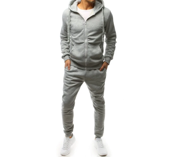 Pánské světle šedé tepláky model 21962991 - Dstreet Pánské světle šedé tepláky model 21962991 - Dstreet